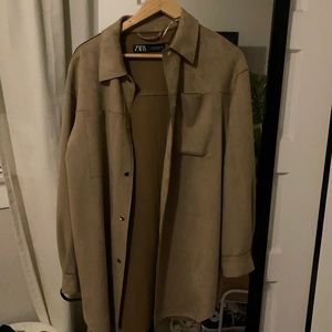 Suede shacket ON HOLD